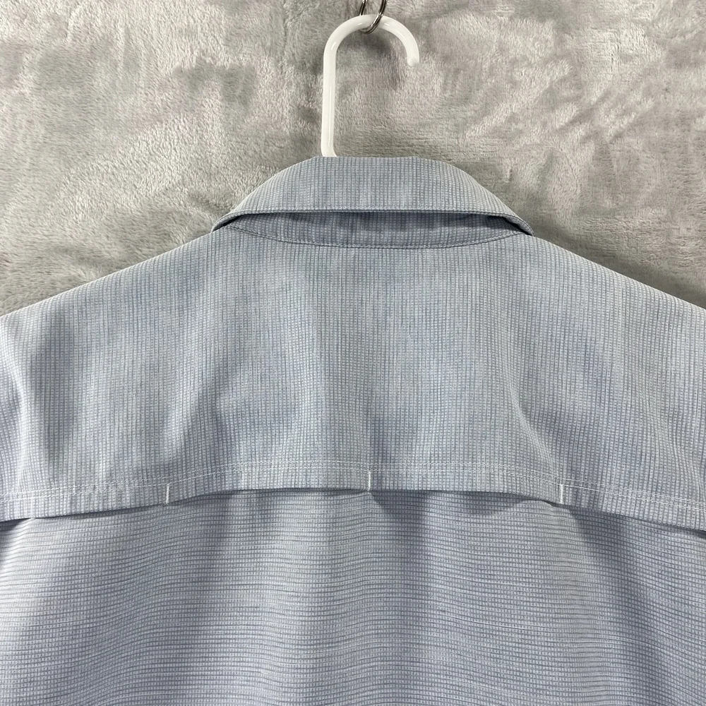 Mountain Hardwear Shirt Mens Large Button Up Vented Fishing Outdoor Roll Tabs